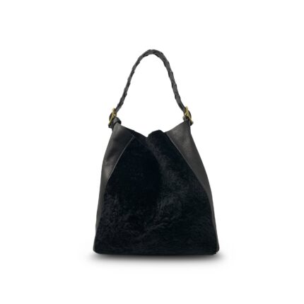 Marbali Mini Shearling Sling Bag – Soft & Stylish Winter Crossbody